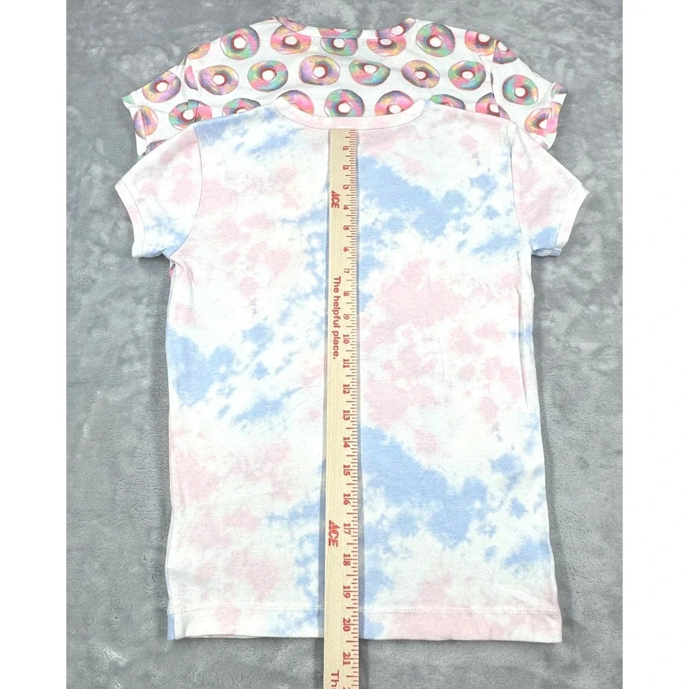 GAP KIDS Pajama Set Lot Kids 14 Multi Donut Tie Dye Organically Grown Cotton NWT